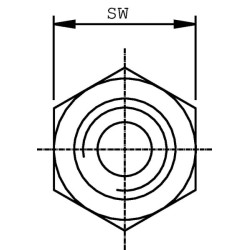 Adapteris M 1/2 BSP x 1/2 NPT VNBN08
