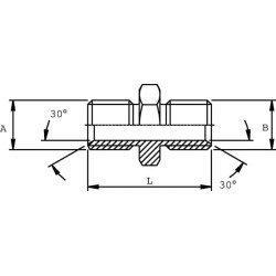 Adapteris M-M M12x1.5 DNM12