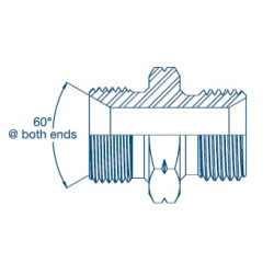 Adapteris M/M 3/8 BSP x M20 VNBM0620