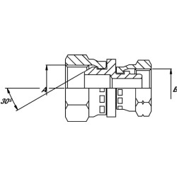 Adapteris F/F 1/2 BSP x M20 FFBM0820