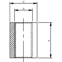 Suvirinimo smeigė 1/2" BSP LSN08D