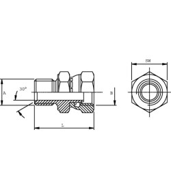 Adapteris V/F M20 x M18 VNMW2018