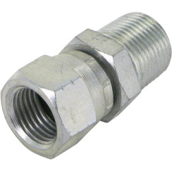 Redukcinis adapteris su šešiakampiu, 9/16 JIC x 3/8 BSPT FMUBTV0906