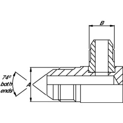 Kompaktiška alkūnė M 1/2BSPx3/4JIC MM9008J12K