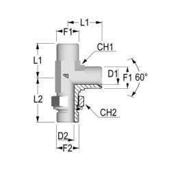 L formos smeigė M 3/8 BSP TMIMM06