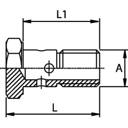 Banžo varžtas G1/2" D889110126308