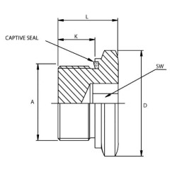 Galinis kamštis (CS) M33 VSM33WD