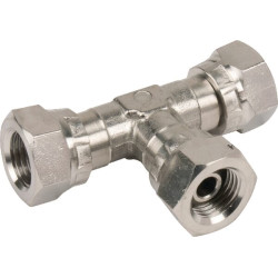 T formos pasukamas adapteris F 1/2" SS T08FSS