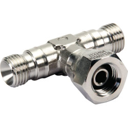 Trišakis adapteris 1/4" BSP SS T04MMFSS