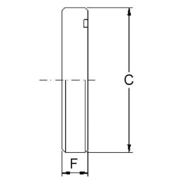 Aklinoji jungtis SAE 6000 1" SFS616STC