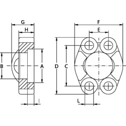 Flanšo pusė 6PSI 1 AFSI616