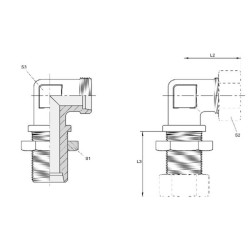 Pertvaros alkūnė 20S (be M/R) WSS20S