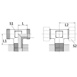 8L M12 jungtis TES8LM12