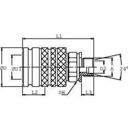 Mova 1/2" - M18x1,5-12L SKPF12L18