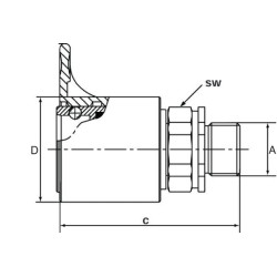 Greito atlaisvinimo ZP F M22 ZPF10D22