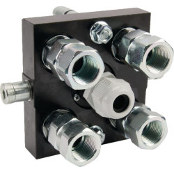 „Multifaster“ DN10-4 x 1/2" BSPP + 1 x elektrinis judančios dalies kištukas 2P5061412GMC