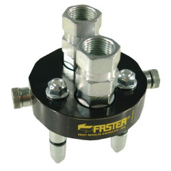 „Multifaster“ DN10-2x1/2" BSPP judančios sekcijos kamštis 2P206212GMC