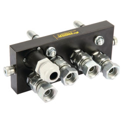 „Multifaster“ DN10-4 x 1/2" BSP + 1 x elektrinis judančios sekcijos kištukas 2PS06A4CMC