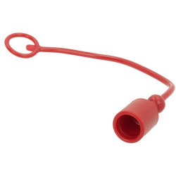 Apsauginis dangtelis, išorinis sriegis SKP M 10-0, raudonas SKP9M100