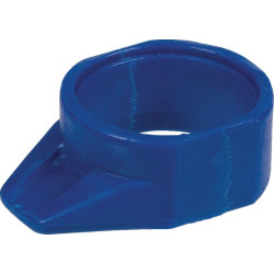 Prispaudimo žiedas, 1/2", mėlynas D12B