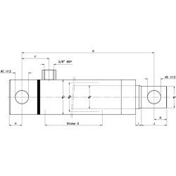 EPL 40-400 CB serijos cilindras EPL40400CB