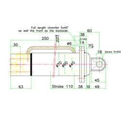 Cilindro greito atleidimo CW3 fl D4060110CW3