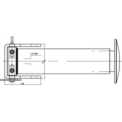 Stovo domkrato cilindras 85-250, su greito fiksavimo funkcija SP85250CS