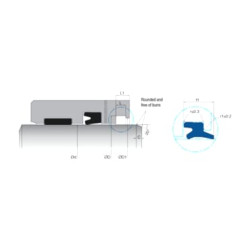 Valytuvo strypas Ø20mm A11202541546PUR