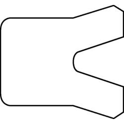Štangos sandariklis 11x5x5mm Kramp SA5115UN