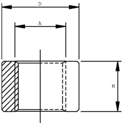 Suvirinimo smeigė 1" BSP LSN16E