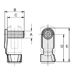 ES spaustukas 14 x 56 vz. CA15120