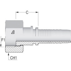Įdėklas DN06-1/4 BSP sandariklis PFV64