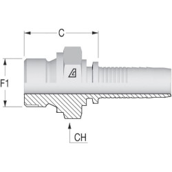 Įdėklas DN16 M 5/8" BSP PNV1610