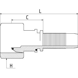 Įdėklas DN16-1/2 BSP PF168