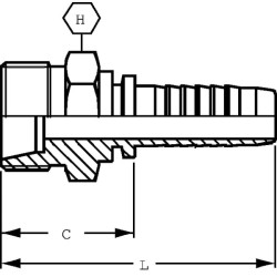 Įdėklas DN8-Ø17 PRF817
