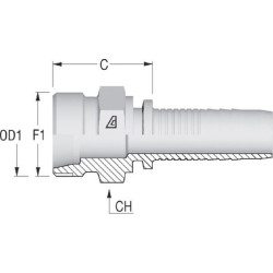 Įdėklas DN16-M30x2.0-22L PR1622