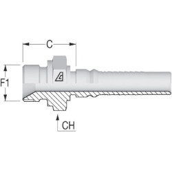 Įdėklas 4SH-DN32-1.1/4" BSP AGRH3220