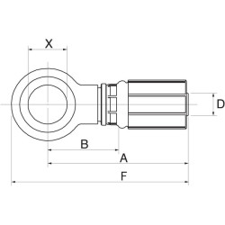 Įdėklas bandžos DN13-1/2BSP 8G8BSPBJ