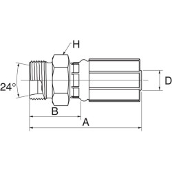 Įdėklas DN8-M18x1.5-10S 5G10MDH
