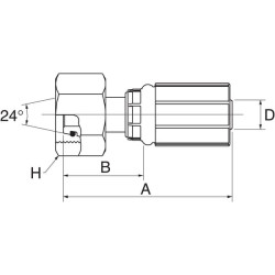 Įdėklas DN25-M42x2 16G30FDHORX