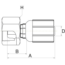 Įdėklas DN10-M16x1.5-10L 6G10FDLX