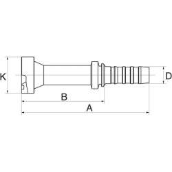 Įdėklas DN25-54, tinkantis CAT 16GS20FLC