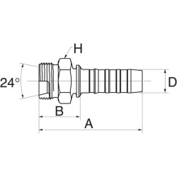 Įdėklas DN16-M26x1.5 10GS18MDL