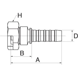 Įdėklas DN20-M36x1.5 12GS27FFGX