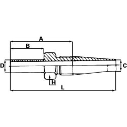 Įdėklas DN06-Ø 8mm T68