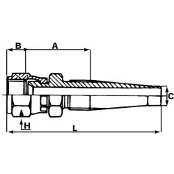 Įdėklas DN10-9/16 UNF AZ109