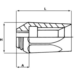 Daugkartinio naudojimo antgalis DN06 (1/4") 2SN SHT6