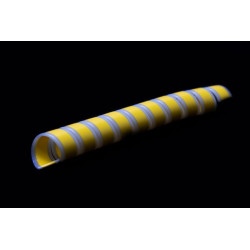 Spiralinė žarna 63 (55-67 mm) / 25 m - geltona su šviečiančiais kraštais KBV55GLOW