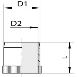 Sutvirtinimo įvorė ST Ø 18 RS18ST