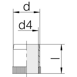 Sutvirtinimo įvorė ST Ø 16 RS16ST